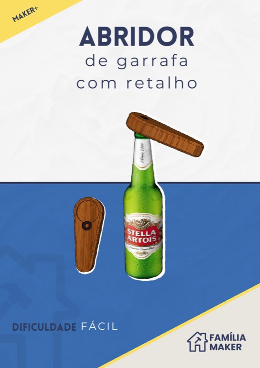 Abridor de Garrafa com Retalho