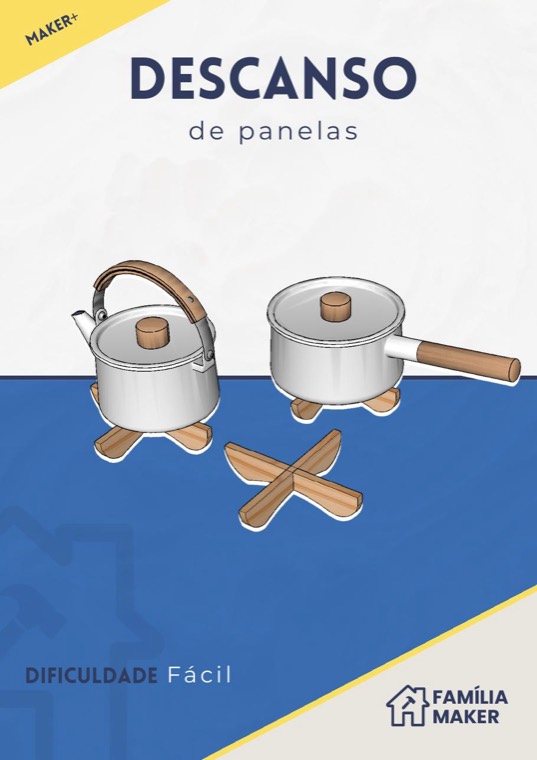 Descanso de Panela de Encaixe