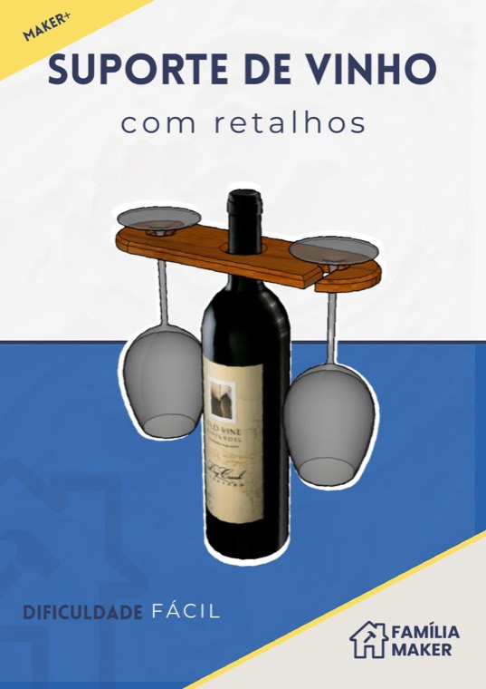 Suporte de Vinho Simples